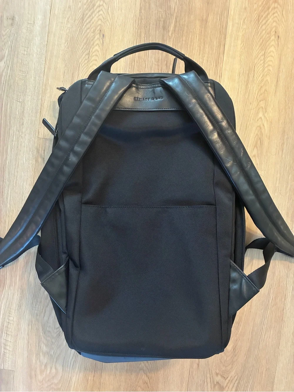 Stuart & Lau Capstone Backpack Gen 3 Black 23L Laptop Travel Bag